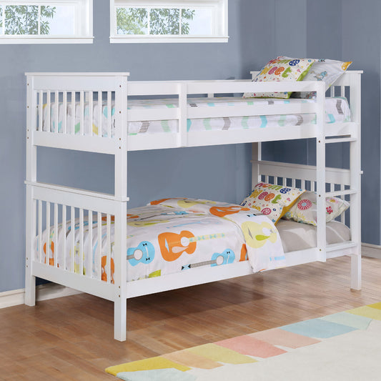 Chapman Wood Twin Over Twin Bunk Bed