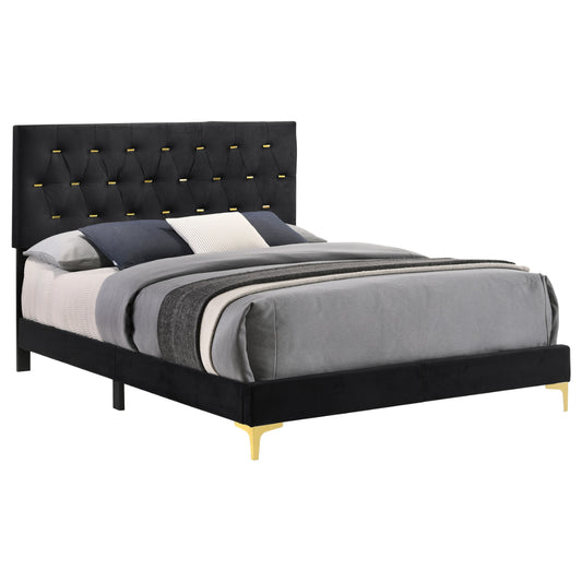 Kendall Upholstered Panel Bed+Mattress