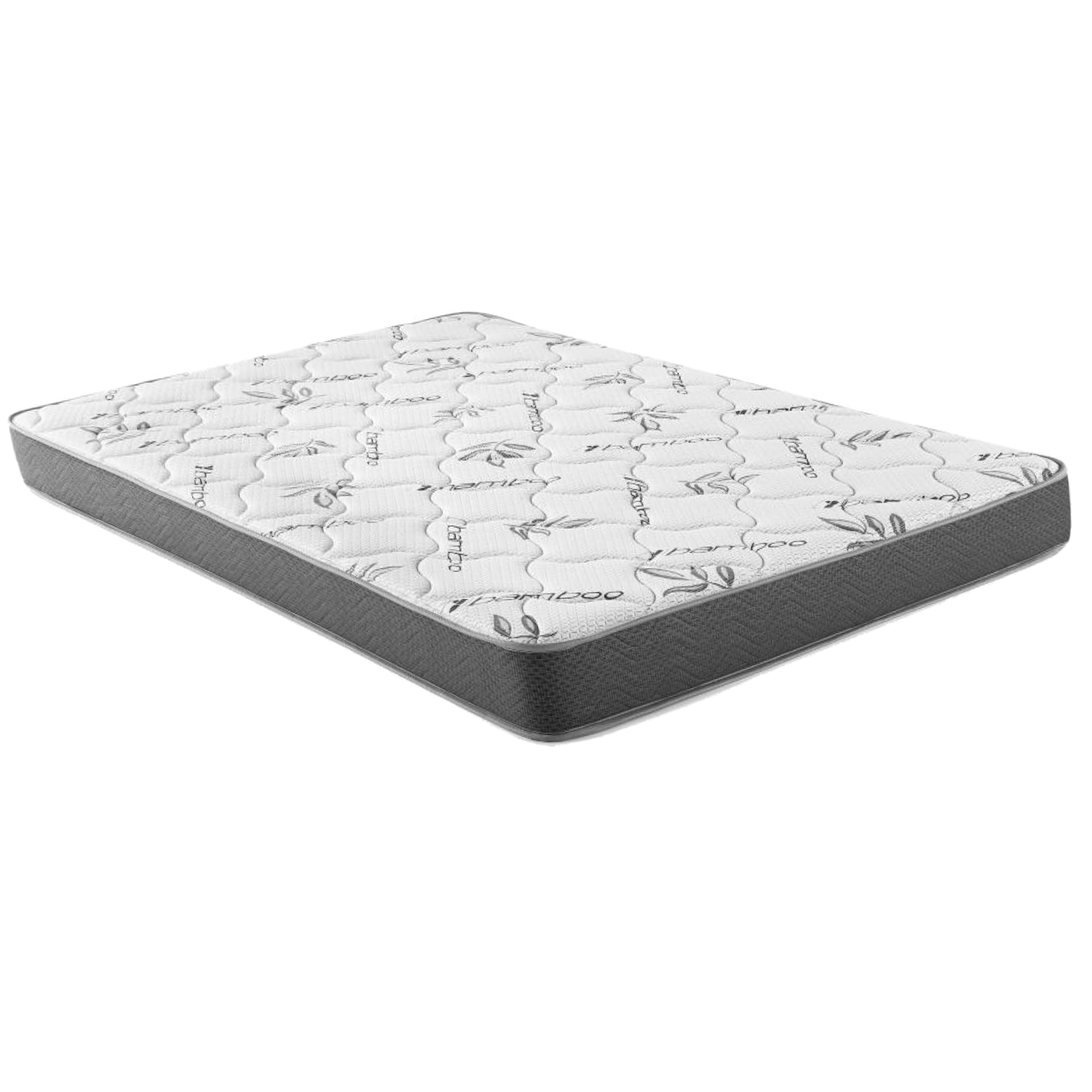 Brantford Wood Panel Bed Barrel and Mattress Set